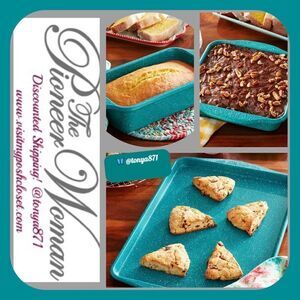 🦋 Free Gift W/ Purchase! 🦋 New Pioneer Woman Sunrise Speckle Baking Pans